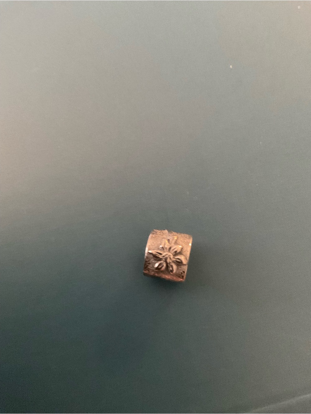 Pandora Silver Floral Barrel Charm